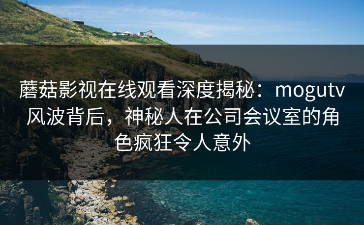 蘑菇影视在线观看深度揭秘:mogutv风波背后,神秘人在公司会议室的角色疯狂令人意外 第1张 蘑菇影视在线观看深度揭秘:mogutv风波背后,神秘人在公司会议室的角色疯狂令人意外 第1张
