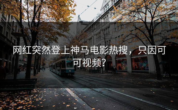 网红突然登上神马电影热搜，只因可可视频？